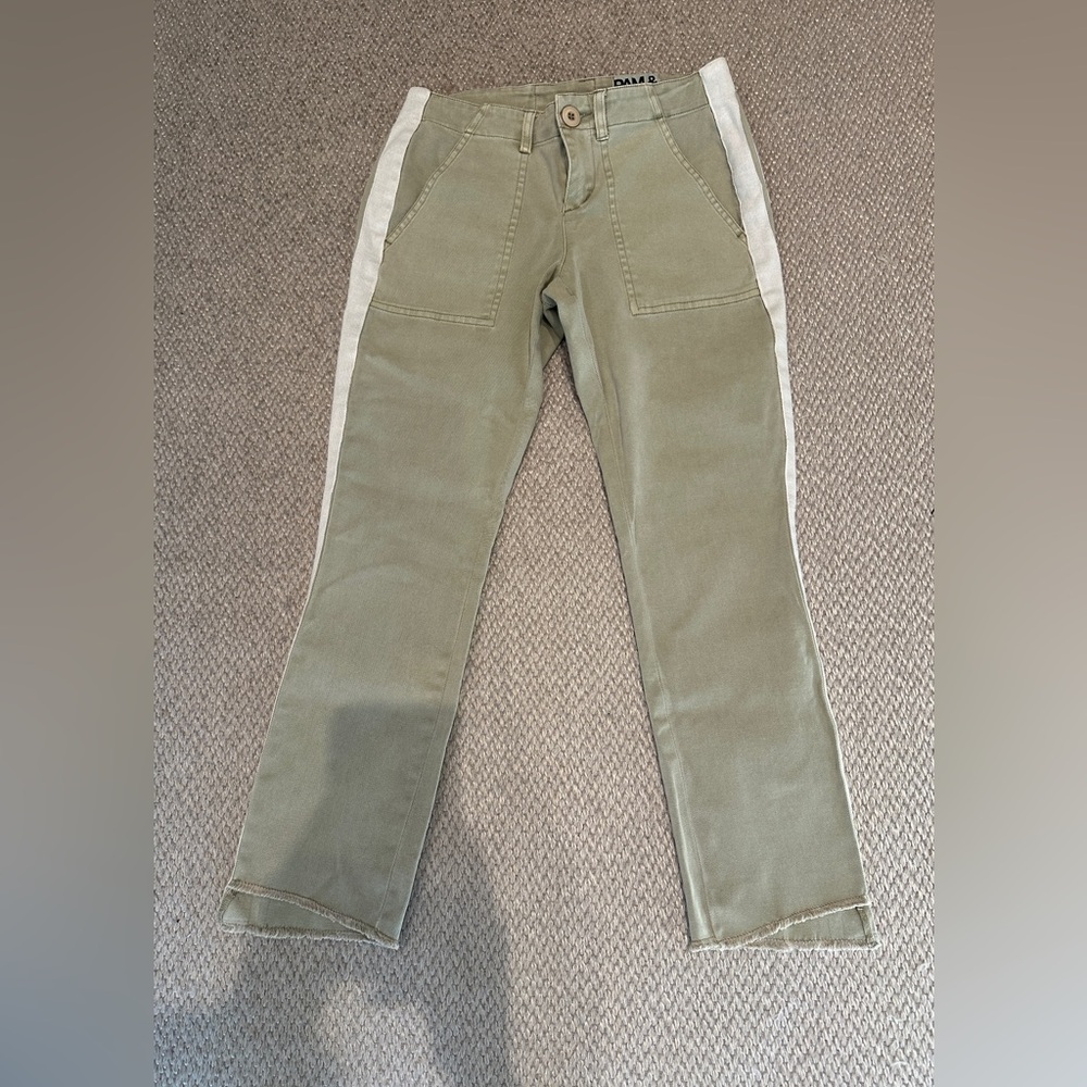 Pam and Gela Uniform Side Stripe Step Hem Cargo Pants